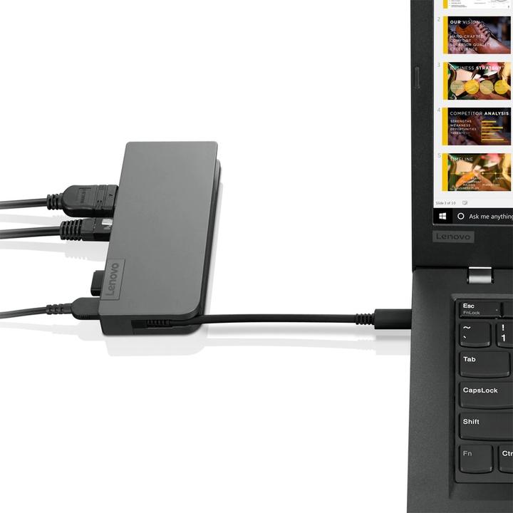Productafbeelding Lenovo Travel Hub (USB-C, 8 Havens)