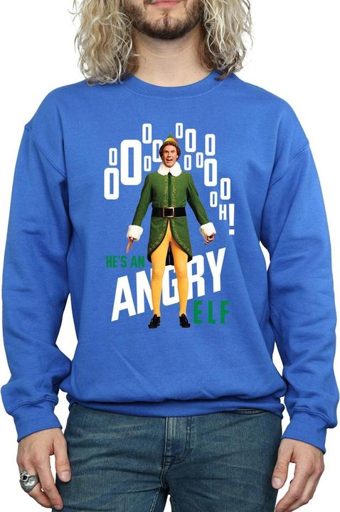 Actual product image Elf Mens Angry Sweatshirt (L)