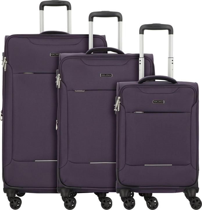 Image du produit Worldpack Victoria Ensemble de valises à 4 roulettes, 3 pièces, avec soufflet d'expansion (175 l, XL (à partir de 115l))