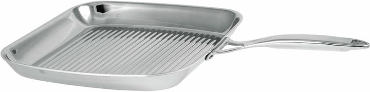 Image du produit Cristel Poêle à griller Castel Pro 30 x 30 cm, Argent (30 cm, Poêle à grillades, Aluminium, Acier inoxydable)