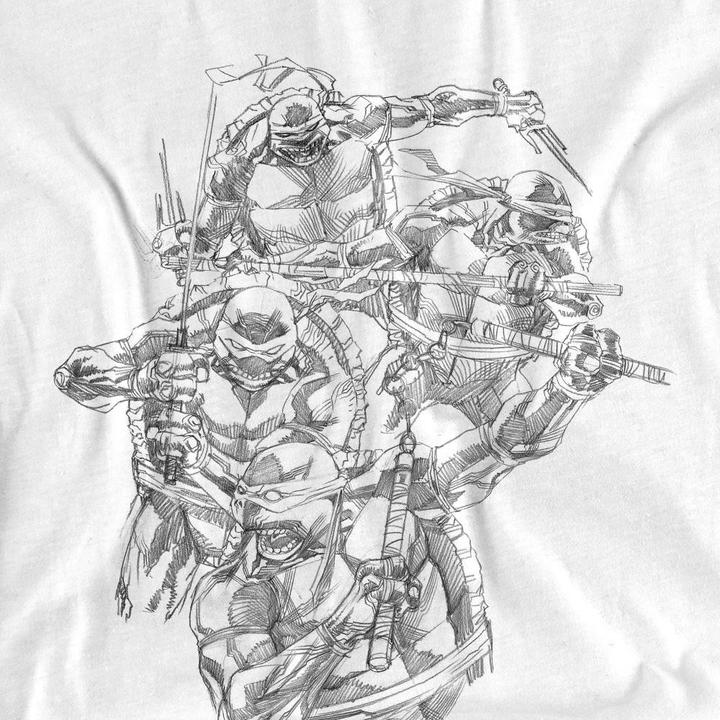 Image du produit Teenage Mutant NT - T-shirt SHINOBIS - Adulte (L)