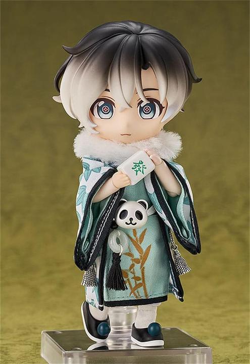 Actual product image Good Smile Company Original Character Nendoroid Doll Action Figure Chinese-Style Panda Mahjong: Laurier 14 cm