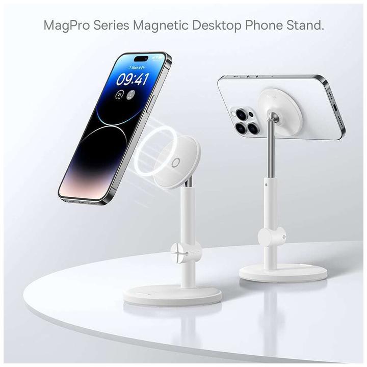 Immagine prodotto Baseus Supporto magnetico per telefono da tavolo MagPro (bianco)