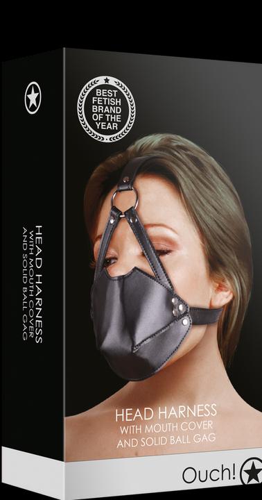 Immagine prodotto Ouch! Head Harness with Mouth Cover and Breath Ball Gag