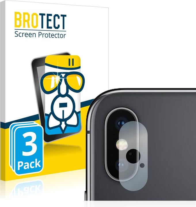 Produktbild BROTECT AirGlass Panzerglasfolie (3 Stück, Apple iPhone XS)