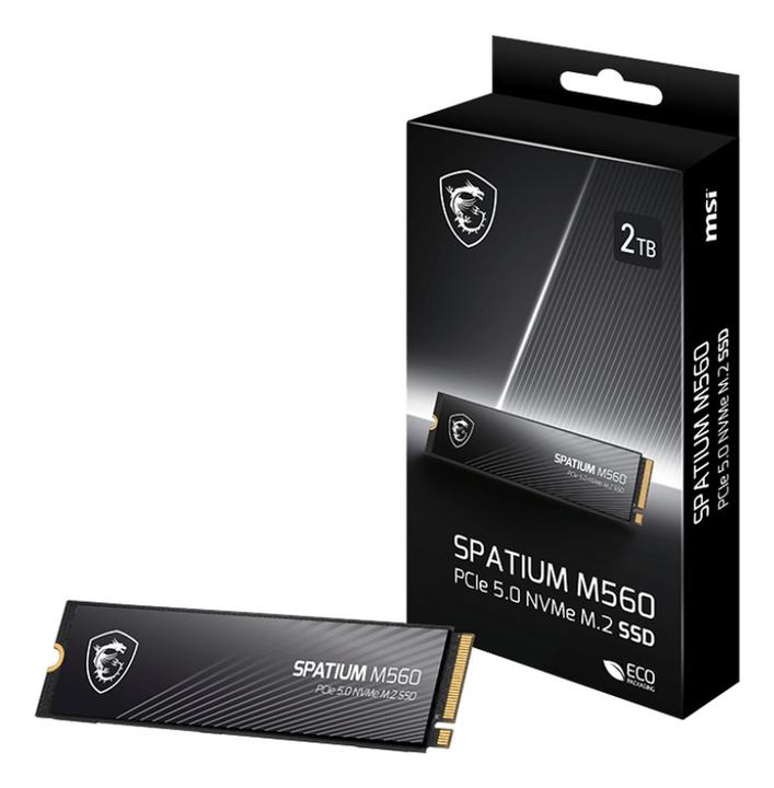 Image du produit MSI 1TO M.2 NVME GEN5 - SPATIUM M560 (1000 Go, M.2 2280)