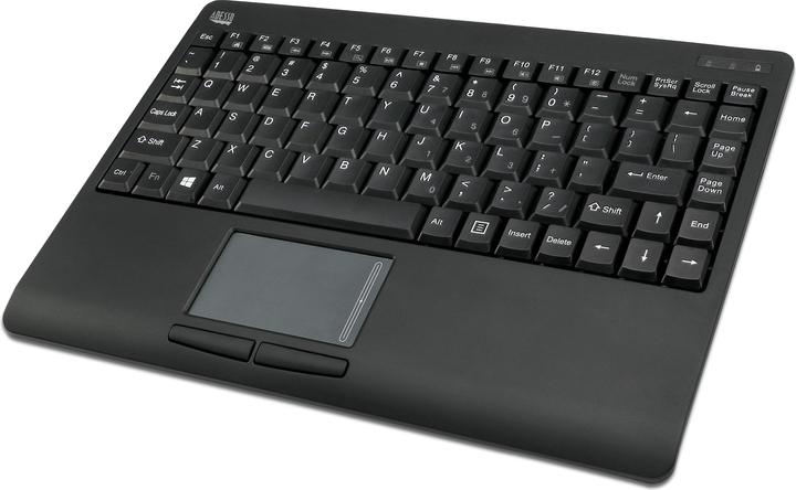 Produktbild Adesso Wireless Slim Keyboard with Built-in Touchpad (US, Kabellos)