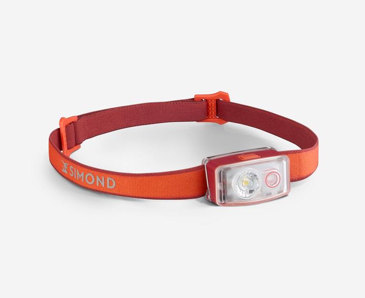 Actual product image Forclaz Stirnlampe wiederaufladbar USB-C - UL500 150 Lumen orange (150 lm)
