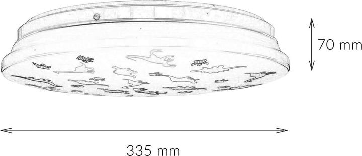 Produktbild Licht-Erlebnisse Deckenlampe Stella (1300 lm)
