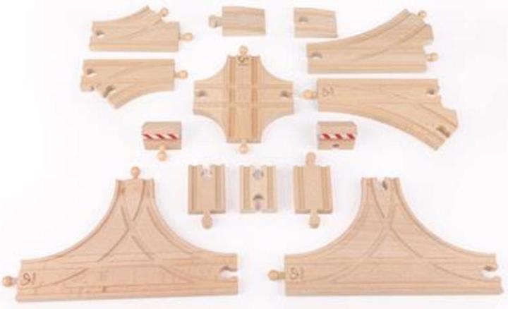 Produktbild Hape Schienenbauset Wechsel & Weichen