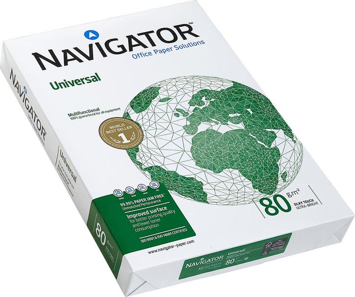 Produktbild Navigator Kopierpapier Universal FSC, A3, 80 g/m² (80 g/m², 500 x, A3)