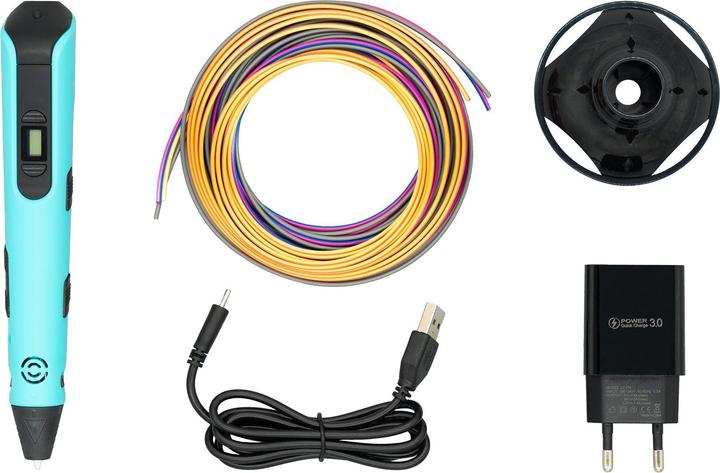Immagine prodotto Monox Penna 3D, filamenti inclusi - USB-C, blu (Raccoglitrice)