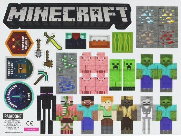 Immagine prodotto Paladone Products Minecraft Build a Level Magnets (PP6734MCF)