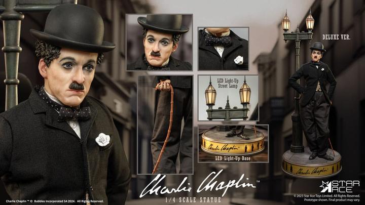 Image du produit Star Ace Toys Charlie Chaplin statuette 1/4 version Deluxe 50 cm