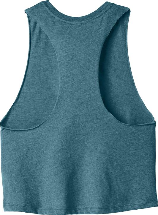 Actual product image Bella Canvas Womens/Ladies Racerback Cropped Sleeveless Tank Top (XL)