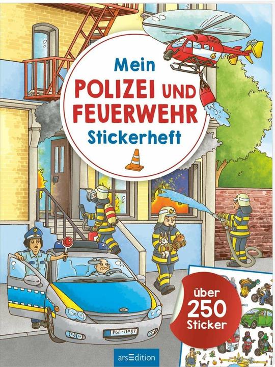 Produktbild Mein Polizei- und Feuerwehr-Stickerheft