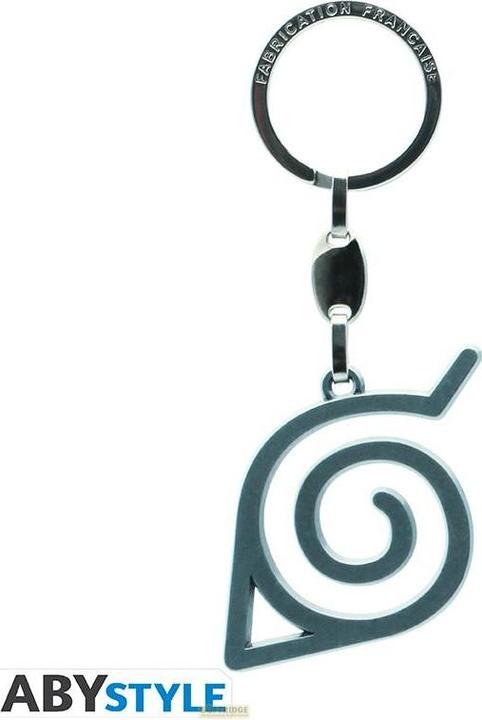 Produktbild ABYstyle NARUTO SHIPPUDEN - Keychain 3D Konoha MADE IN FRANCE X2