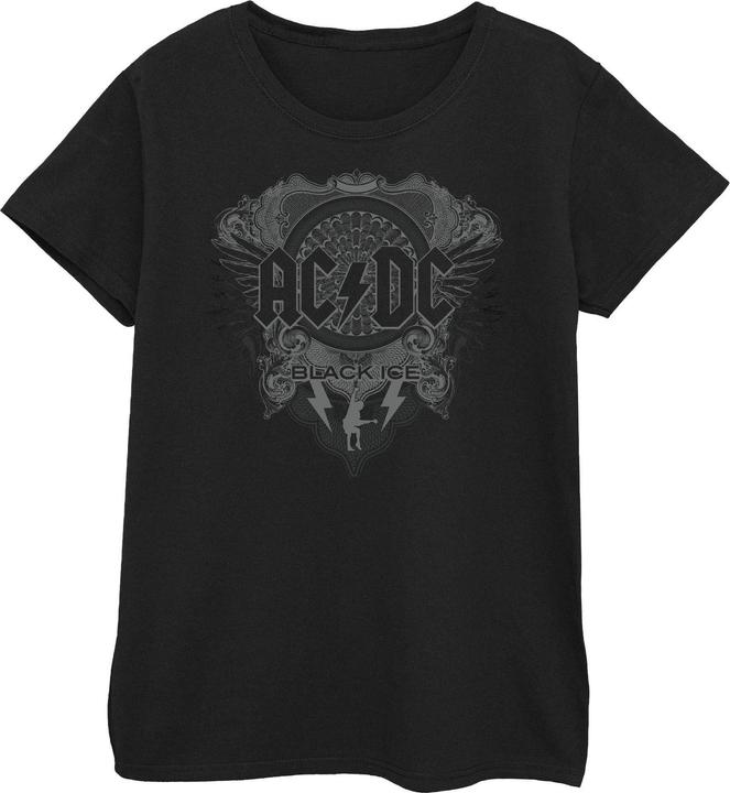 Immagine prodotto AC/DC T-shirt en coton glacé noir pour femmes/femmes (L)