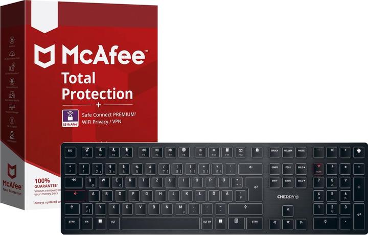 Actual product image CHERRY KW X ULP + McAfee 1Y 3 User (DE, Cable, Wireless)