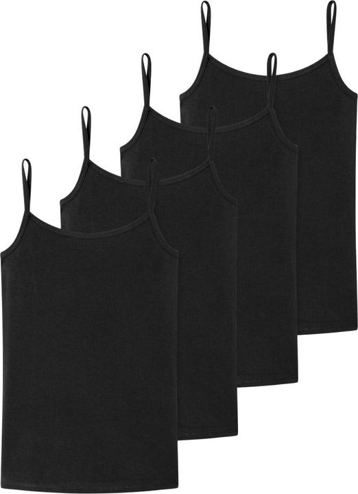 Image du produit Schiesser Lot de 4 teens girls 95/5 Organic Cotton Débardeur spaghetti (164)