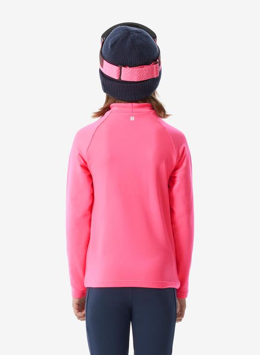Produktbild Wedze Skiunterwäsche Funktionsshirt Kinder hoher Kragen - BL 500 neonrosa (152)