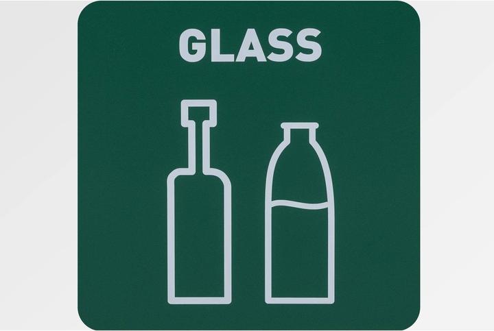 Produktbild Ulsonix Mülleimer Abfalleimer Küche Mülltrenner Deckel Bio Label 60 Liter Recycling (60 l)