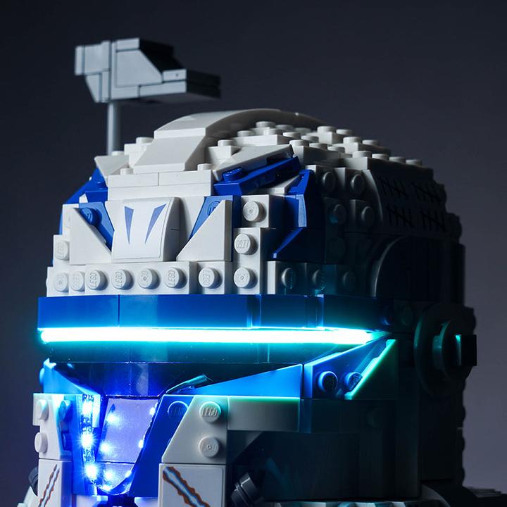 Produktbild BrickBling LED Licht Set für LEGO Captain Rex Helm (75349)
