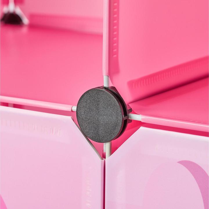Image du produit Relaxdays Étagère de rangement Castle à emboîtement