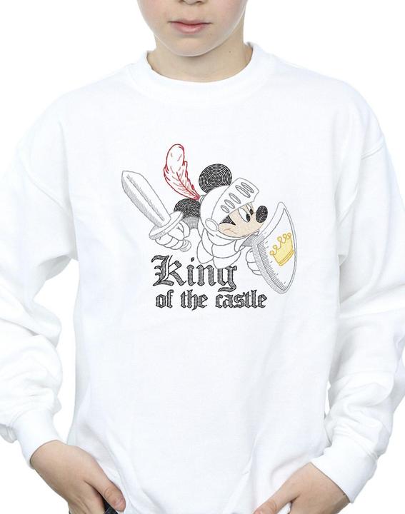 Actual product image Disney Boys Mickey Mouse King Of The Castle Sweatshirt (128)