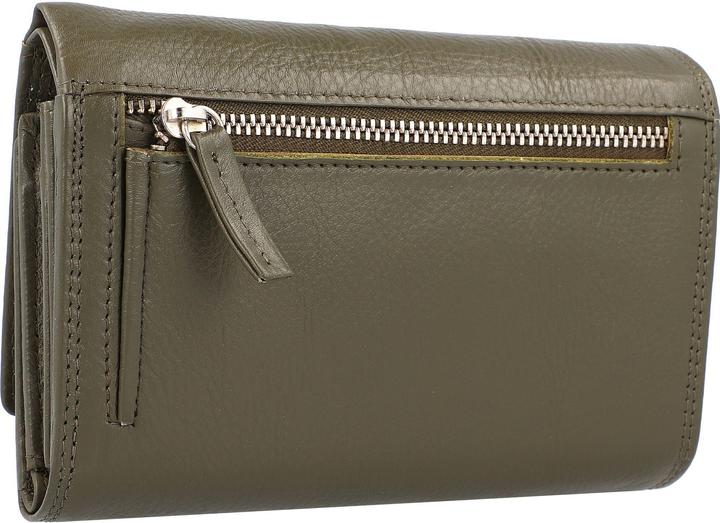 Image du produit Mika Porte-monnaie pour femme, en cuir, couleur : vert
