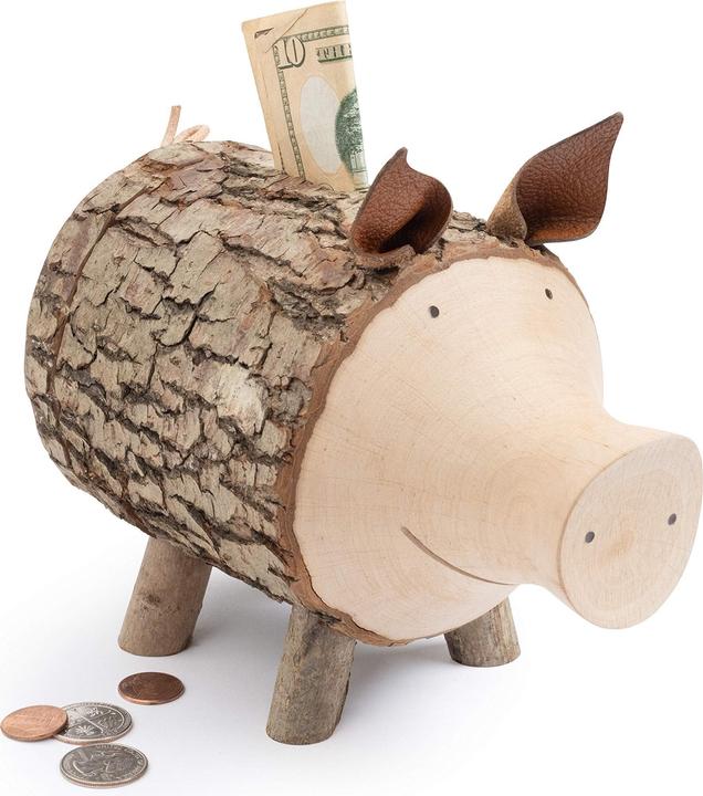 Produktbild Waldfabrik Sparschwein Rudi (19 x 9.5 x 11.5 cm)