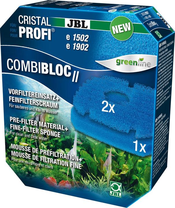 Image du produit JBL Aquaristik und Terraristik CombiBloc II CristalProfi e1502/e1902 (Filtres externes, Eau douce)