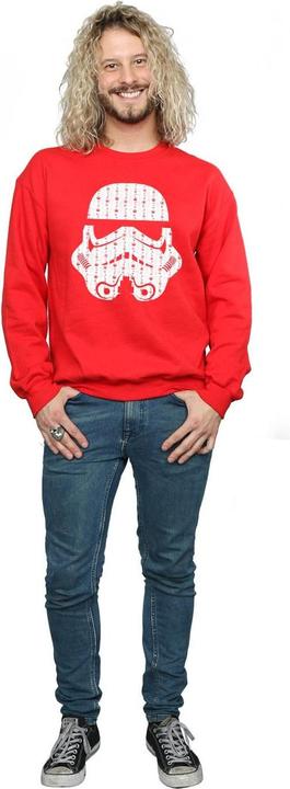 Produktbild Star Wars Christmas Stormtrooper Helmet Sweatshirt (S)
