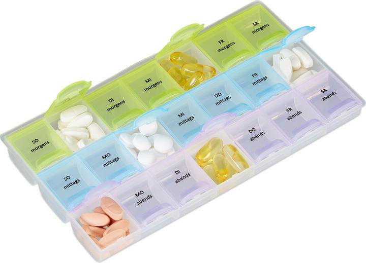 Relaxdays Tablettenbox