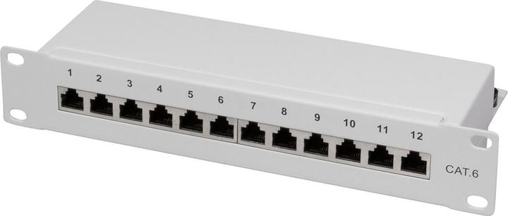 Produktbild LogiLink Netzwerk Patchpanel 6 12 Port grau