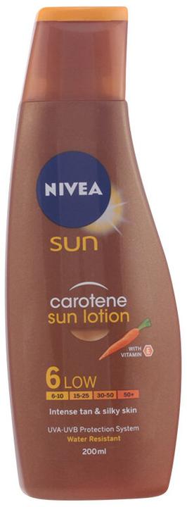 Actual product image NIVEA Sun Protection Milk SPF 6 (200 ml) (Suntan lotion, Up to SPF 10, 200 ml)