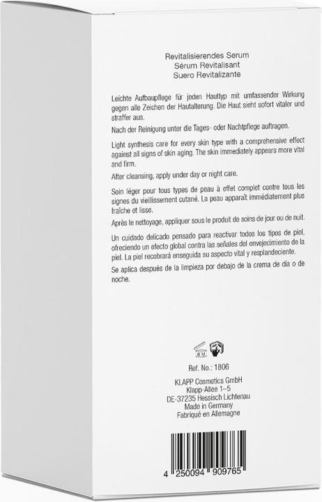 Image du produit Klapp A CLASSIC Sérum revitalisant 30 ml (30 ml)