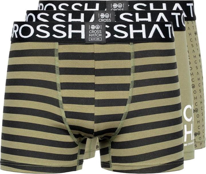 Image du produit Crosshatch - Boxers GRIDLINE - Homme (XL, Lot de 3)