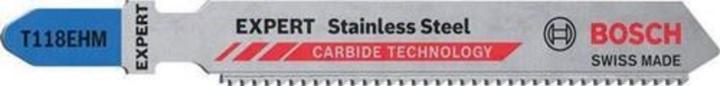 Produktbild Bosch Professional Zubehör EXPERT ‘Stainless Steel’ T 118 EHM Stichsägeblatt, 3 Stück