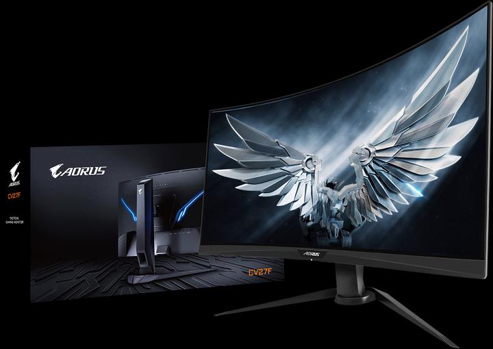 Actual product image Gigabyte AORUS CV27F (1920 x 1080 pixels, 27")