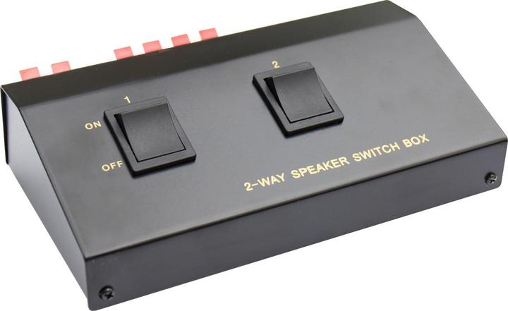 Produktbild Good Connections Lautsprecher Umschaltbox zum Anschluss von 2 Lautsprecherpaaren (Audio Switch)