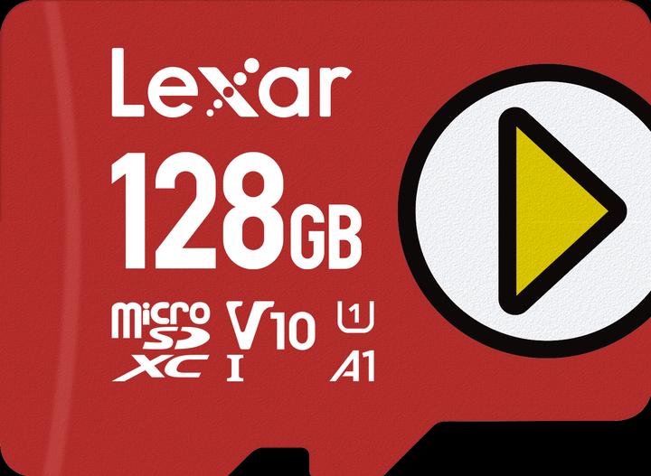 Image du produit Lexar Carte Mémoire Micro Sd Play - 128go (128 Go, microSDXC, UHS-I)