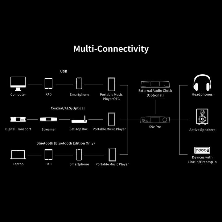 Immagine prodotto Aune S9c Pro (Display, USB-DAC)