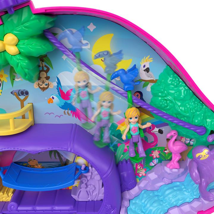 Image du produit Polly Pocket Sloth Family 2-in-1 Purse Compact