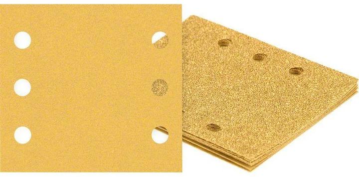 Actual product image Bosch Professional Zubehör EXPERT C470 Abrasive paper with 6 holes for orbital sanders, 115 x 107 mm, G 180, 10 pcs. (180)