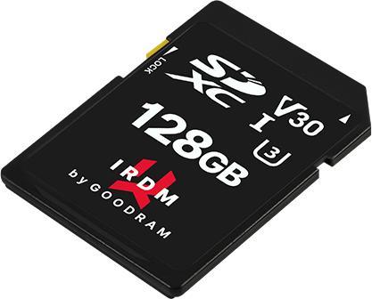 Image du produit Goodram IR-S3A0-1280R12 Carte mémoire SDXC UHS-I (128 Go, SDXC, U3, UHS-I)