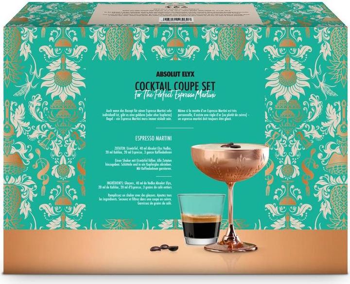 Actual product image Absolut Gift Box Espresso Martini Cocktail Set (2 x 70 cl)