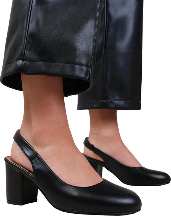 Actual product image Where's That From Womens/Ladies Edith Sling Back Block Heel Shoes (37)