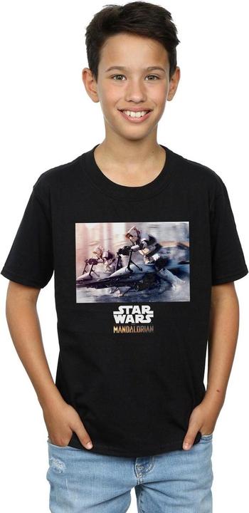 Actual product image Star Wars Boys The Mandalorian Scout Troopers T-Shirt (152, 158)