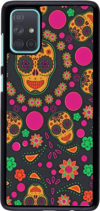 Produktbild PhoneLook Hülle Halloween 22 colorful mexican skulls (Samsung Galaxy A71)